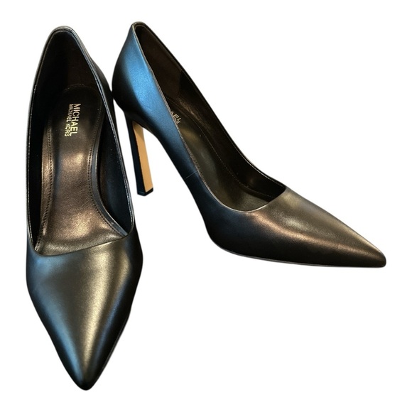 MICHAEL KORS Amara Leather Stiletto Pump – Size 7.5 M - Picture 1 of 7